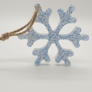Ornament Snowflakes w/ Glitter